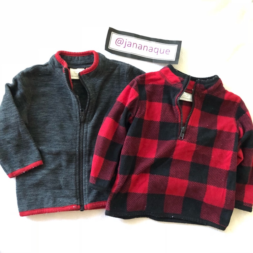 Lot of 2 Fleece Jacket winter for Baby 6m-9m